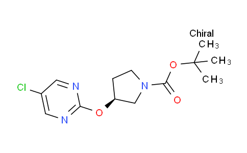 CAS No. 1264038-41-6, (S)-tert-Butyl 3-((5-chloropyrimidin-2-yl)oxy)pyrrolidine-1-carboxylate