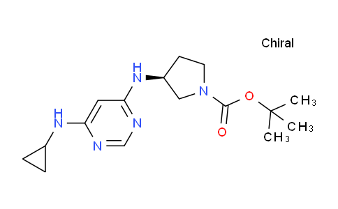 CAS No. 1353994-21-4, (S)-tert-Butyl 3-((6-(cyclopropylamino)pyrimidin-4-yl)amino)pyrrolidine-1-carboxylate