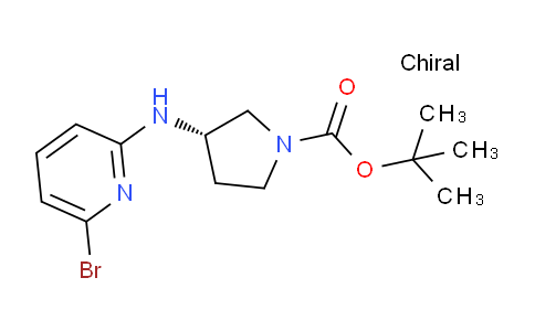 CAS No. 1289585-32-5, (S)-tert-Butyl 3-((6-bromopyridin-2-yl)amino)pyrrolidine-1-carboxylate