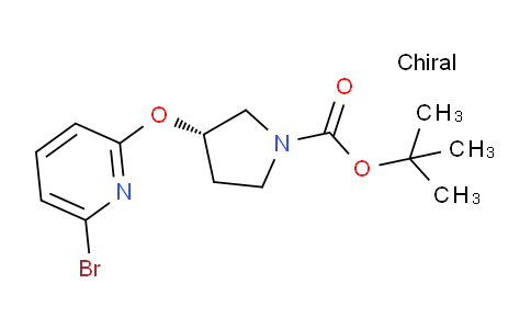 CAS No. 1314354-48-7, (S)-tert-Butyl 3-((6-bromopyridin-2-yl)oxy)pyrrolidine-1-carboxylate