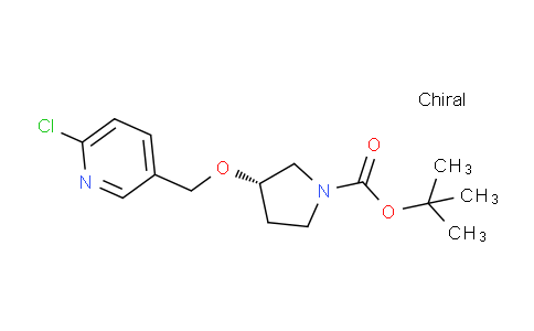 CAS No. 1261234-74-5, (S)-tert-Butyl 3-((6-chloropyridin-3-yl)methoxy)pyrrolidine-1-carboxylate