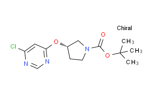 CAS No. 1314355-18-4, (S)-tert-Butyl 3-((6-chloropyrimidin-4-yl)oxy)pyrrolidine-1-carboxylate