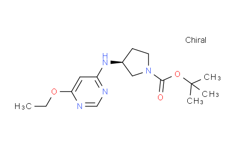 CAS No. 1354018-05-5, (S)-tert-Butyl 3-((6-ethoxypyrimidin-4-yl)amino)pyrrolidine-1-carboxylate
