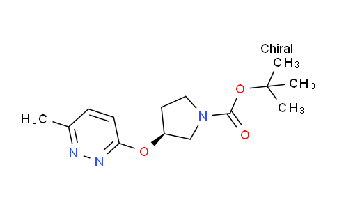 CAS No. 1261233-20-8, (S)-tert-Butyl 3-((6-methylpyridazin-3-yl)oxy)pyrrolidine-1-carboxylate