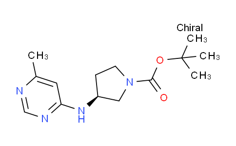 CAS No. 1448850-54-1, (S)-tert-Butyl 3-((6-methylpyrimidin-4-yl)amino)pyrrolidine-1-carboxylate