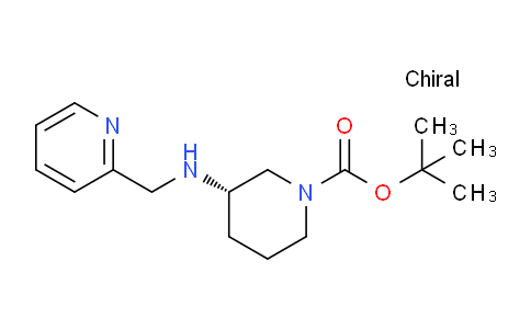 CAS No. 1349702-31-3, (S)-tert-Butyl 3-((pyridin-2-ylmethyl)amino)piperidine-1-carboxylate