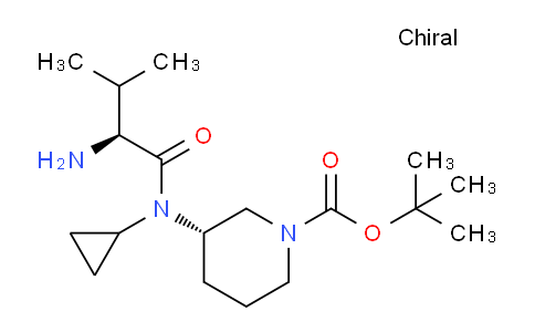 CAS No. 1401666-10-1, (S)-tert-Butyl 3-((S)-2-amino-N-cyclopropyl-3-methylbutanamido)piperidine-1-carboxylate