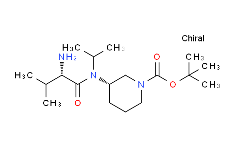CAS No. 1401665-11-9, (S)-tert-Butyl 3-((S)-2-amino-N-isopropyl-3-methylbutanamido)piperidine-1-carboxylate