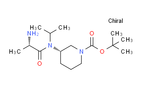 CAS No. 1401667-09-1, (S)-tert-Butyl 3-((S)-2-amino-N-isopropylpropanamido)piperidine-1-carboxylate