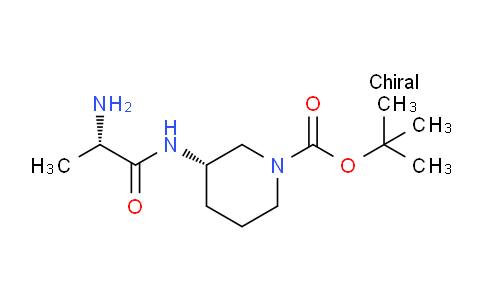 CAS No. 1401668-35-6, (S)-tert-Butyl 3-((S)-2-aminopropanamido)piperidine-1-carboxylate