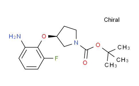 CAS No. 1286208-82-9, (S)-tert-Butyl 3-(2-amino-6-fluorophenoxy)pyrrolidine-1-carboxylate