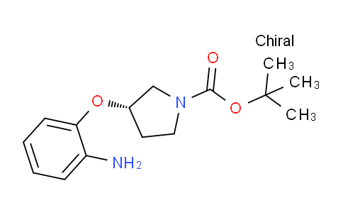CAS No. 1286208-28-3, (S)-tert-Butyl 3-(2-aminophenoxy)pyrrolidine-1-carboxylate