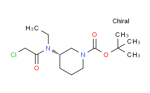 CAS No. 1353995-86-4, (S)-tert-Butyl 3-(2-chloro-N-ethylacetamido)piperidine-1-carboxylate