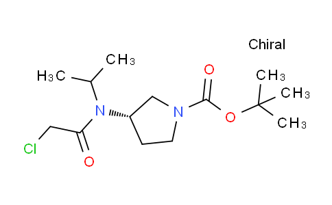 CAS No. 1353998-23-8, (S)-tert-Butyl 3-(2-chloro-N-isopropylacetamido)pyrrolidine-1-carboxylate