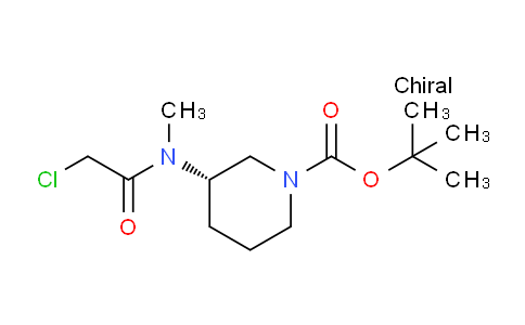 CAS No. 1353994-73-6, (S)-tert-Butyl 3-(2-chloro-N-methylacetamido)piperidine-1-carboxylate