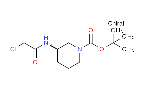 CAS No. 1204608-06-9, (S)-tert-Butyl 3-(2-chloroacetamido)piperidine-1-carboxylate