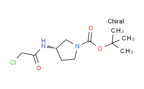 CAS No. 335280-33-6, (S)-tert-Butyl 3-(2-chloroacetamido)pyrrolidine-1-carboxylate