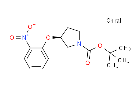 CAS No. 1233860-24-6, (S)-tert-Butyl 3-(2-nitrophenoxy)pyrrolidine-1-carboxylate