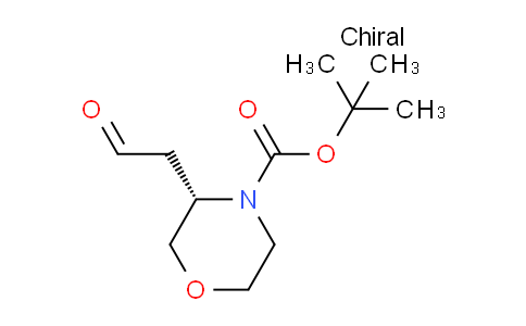 CAS No. 1257855-05-2, (S)-tert-Butyl 3-(2-oxoethyl)morpholine-4-carboxylate