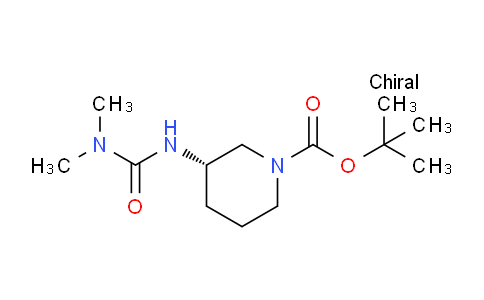 CAS No. 1338222-35-7, (S)-tert-Butyl 3-(3,3-dimethylureido)piperidine-1-carboxylate