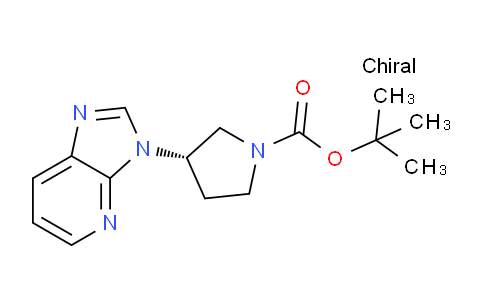 CAS No. 273757-03-2, (S)-tert-Butyl 3-(3H-imidazo[4,5-b]pyridin-3-yl)pyrrolidine-1-carboxylate