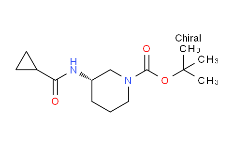 CAS No. 1286209-09-3, (S)-tert-Butyl 3-(cyclopropanecarboxamido)piperidine-1-carboxylate