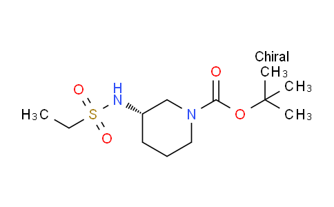 CAS No. 1286209-13-9, (S)-tert-Butyl 3-(ethylsulfonamido)piperidine-1-carboxylate