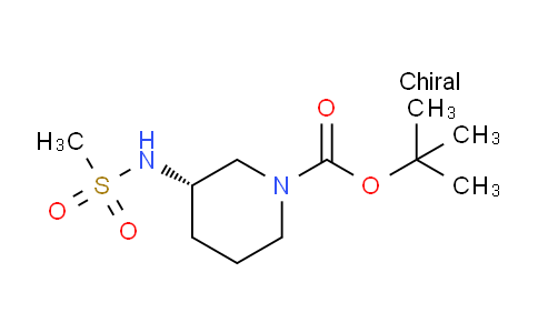 CAS No. 1002359-92-3, (S)-tert-Butyl 3-(methylsulfonamido)piperidine-1-carboxylate