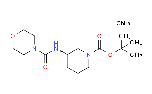CAS No. 1338222-29-9, (S)-tert-Butyl 3-(morpholine-4-carboxamido)piperidine-1-carboxylate