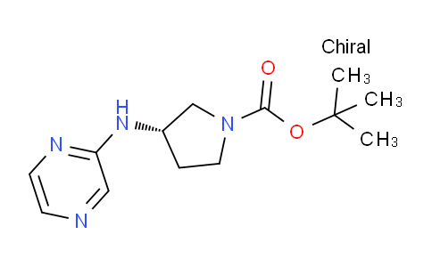 CAS No. 915002-35-6, (S)-tert-Butyl 3-(pyrazin-2-ylamino)pyrrolidine-1-carboxylate