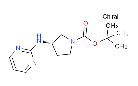 CAS No. 1401665-49-3, (S)-tert-Butyl 3-(pyrimidin-2-ylamino)pyrrolidine-1-carboxylate