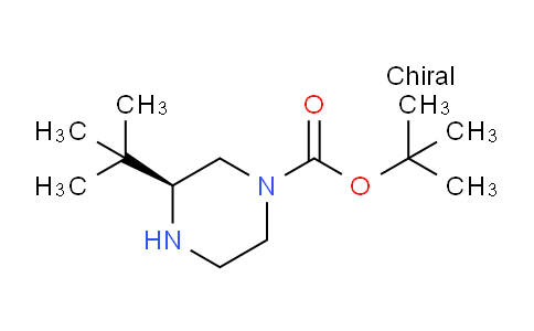 CAS No. 1007112-88-0, (S)-tert-Butyl 3-(tert-butyl)piperazine-1-carboxylate