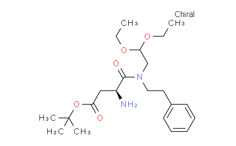 CAS No. 1222068-61-2, (S)-tert-Butyl 3-amino-4-((2,2-diethoxyethyl)(phenethyl)amino)-4-oxobutanoate