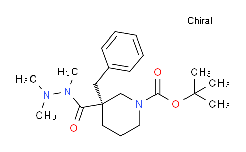 CAS No. 339539-83-2, (S)-tert-Butyl 3-benzyl-3-(1,2,2-trimethylhydrazinecarbonyl)piperidine-1-carboxylate