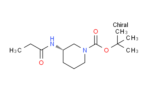 CAS No. 1332765-81-7, (S)-tert-Butyl 3-propionamidopiperidine-1-carboxylate