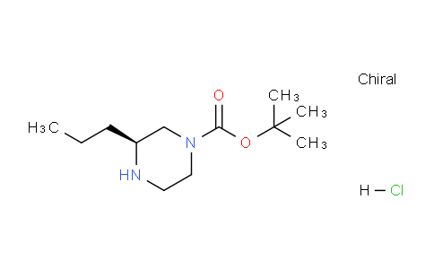 CAS No. 1217448-65-1, (S)-tert-Butyl 3-propylpiperazine-1-carboxylate hydrochloride