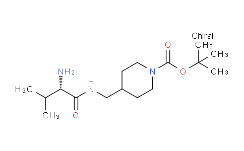 CAS No. 1353994-57-6, (S)-tert-Butyl 4-((2-amino-3-methylbutanamido)methyl)piperidine-1-carboxylate