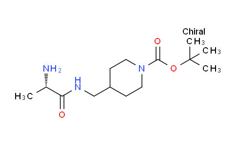 CAS No. 1353992-92-3, (S)-tert-Butyl 4-((2-aminopropanamido)methyl)piperidine-1-carboxylate