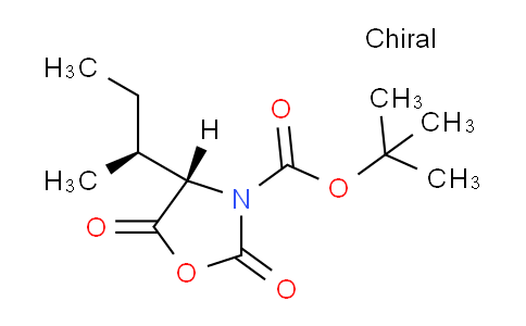 CAS No. 145929-76-6, (S)-tert-Butyl 4-((S)-sec-butyl)-2,5-dioxooxazolidine-3-carboxylate