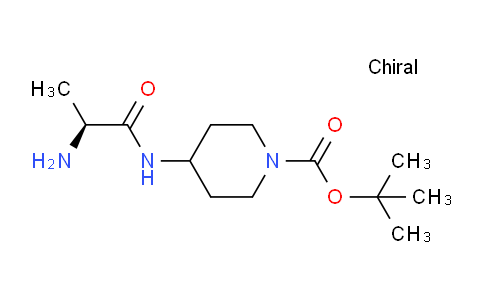 CAS No. 1354020-03-3, (S)-tert-Butyl 4-(2-aminopropanamido)piperidine-1-carboxylate
