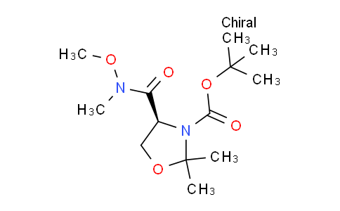 CAS No. 122709-21-1, (S)-tert-Butyl 4-(methoxy(methyl)carbamoyl)-2,2-dimethyloxazolidine-3-carboxylate
