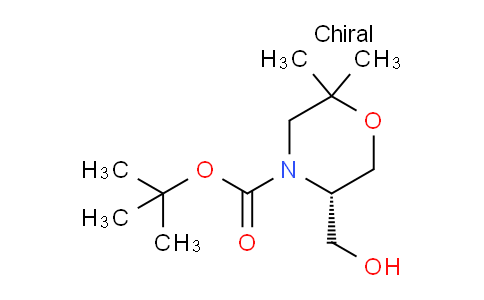 CAS No. 1263078-18-7, (S)-tert-Butyl 5-(hydroxymethyl)-2,2-dimethylmorpholine-4-carboxylate