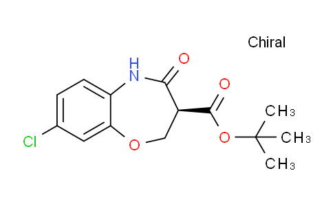 CAS No. 889458-80-4, (S)-tert-Butyl 8-chloro-4-oxo-2,3,4,5-tetrahydrobenzo[b][1,4]oxazepine-3-carboxylate