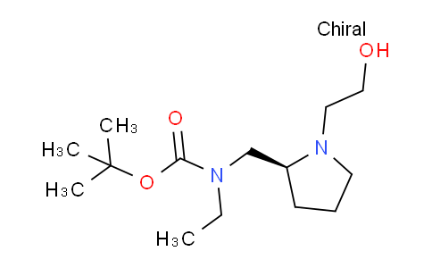 CAS No. 1354003-23-8, (S)-tert-Butyl ethyl((1-(2-hydroxyethyl)pyrrolidin-2-yl)methyl)carbamate