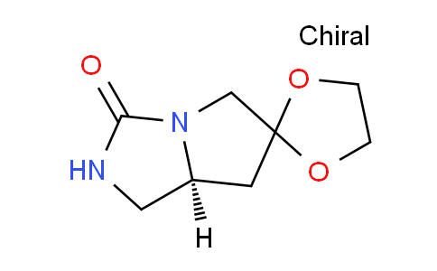 CAS No. 1447616-04-7, (S)-Tetrahydrospiro[[1,3]dioxolane-2,6'-pyrrolo[1,2-c]imidazol]-3'(5'H)-one