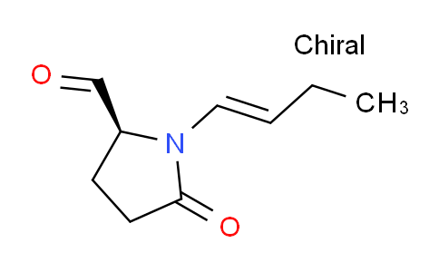 CAS No. 144085-12-1, (S,E)-1-(But-1-en-1-yl)-5-oxopyrrolidine-2-carbaldehyde
