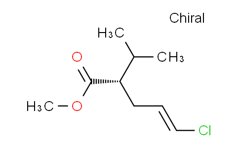 CAS No. 387353-77-7, (S,E)-Methyl 5-chloro-2-isopropylpent-4-enoate
