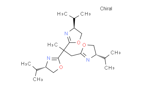 CAS No. 458563-75-2, 1,2,2-Tris[(S)-4-isopropyl-4,5-dihydro-2-oxazolyl]propane