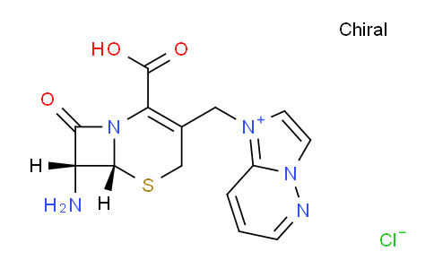 CAS No. 113501-28-3, 1-(((6R,7R)-7-Amino-2-carboxy-8-oxo-5-thia-1-azabicyclo[4.2.0]oct-2-en-3-yl)methyl)imidazo[1,2-b]pyridazin-1-ium chloride