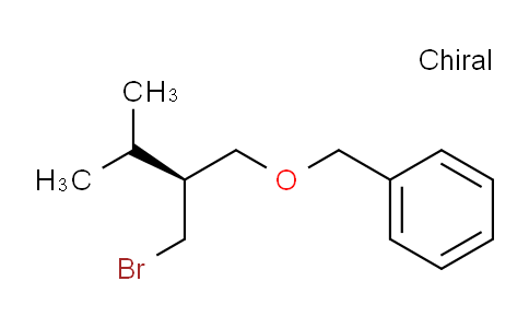 CAS No. 172901-00-7, 1-(((S)-2-(Bromomethyl)-3-methylbutoxy)methyl)benzene